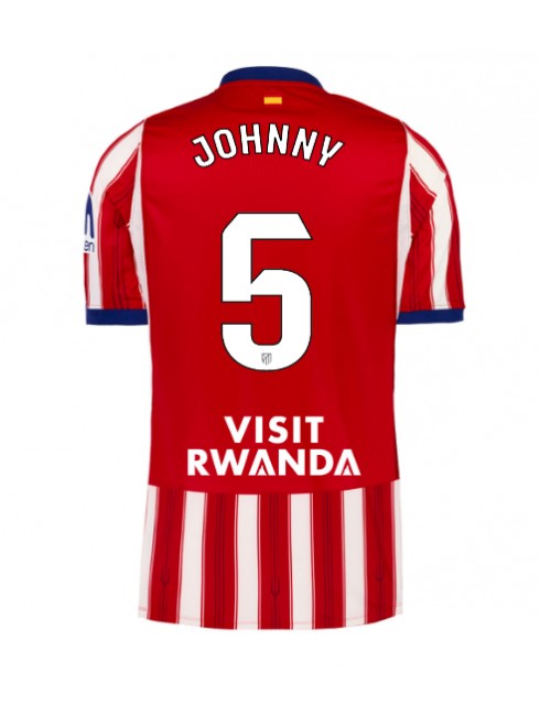 Atletico Madrid Johnny Cardoso #5 Replika Hemmakläder 2026-27 Kortärmad Atletico Madrid Johnny Cardoso #5 Replika Hemmakläder 2026-27 Kortärmad